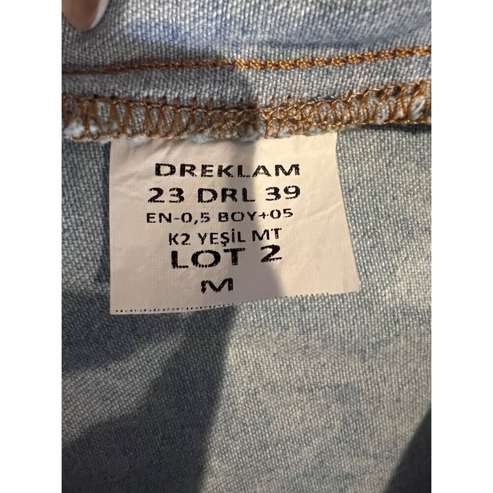 Derek Lam 10 Crosby Wesley Floral Denim Shirt size M - Picture 9 of 9
